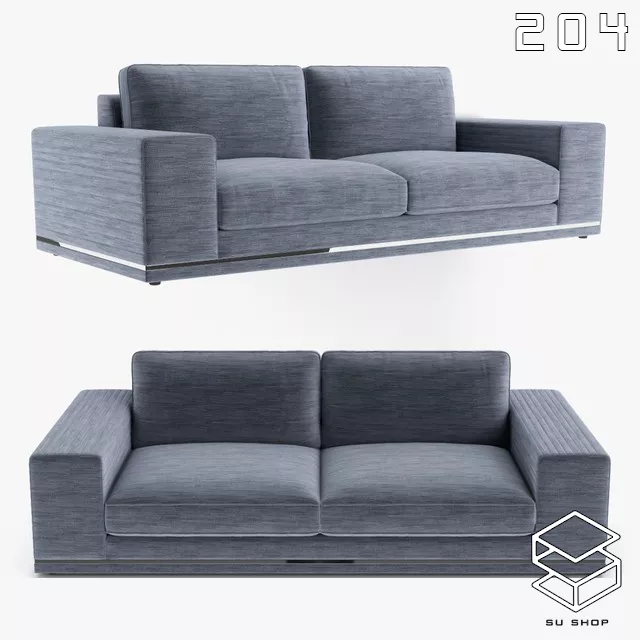 MODERN SOFA - SKETCHUP 3D MODEL - VRAY OR ENSCAPE - ID13502