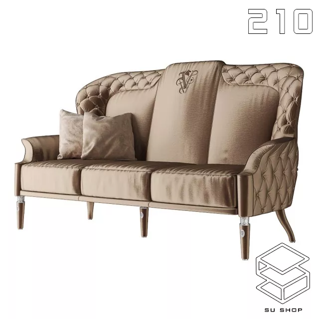 MODERN SOFA - SKETCHUP 3D MODEL - VRAY OR ENSCAPE - ID13509