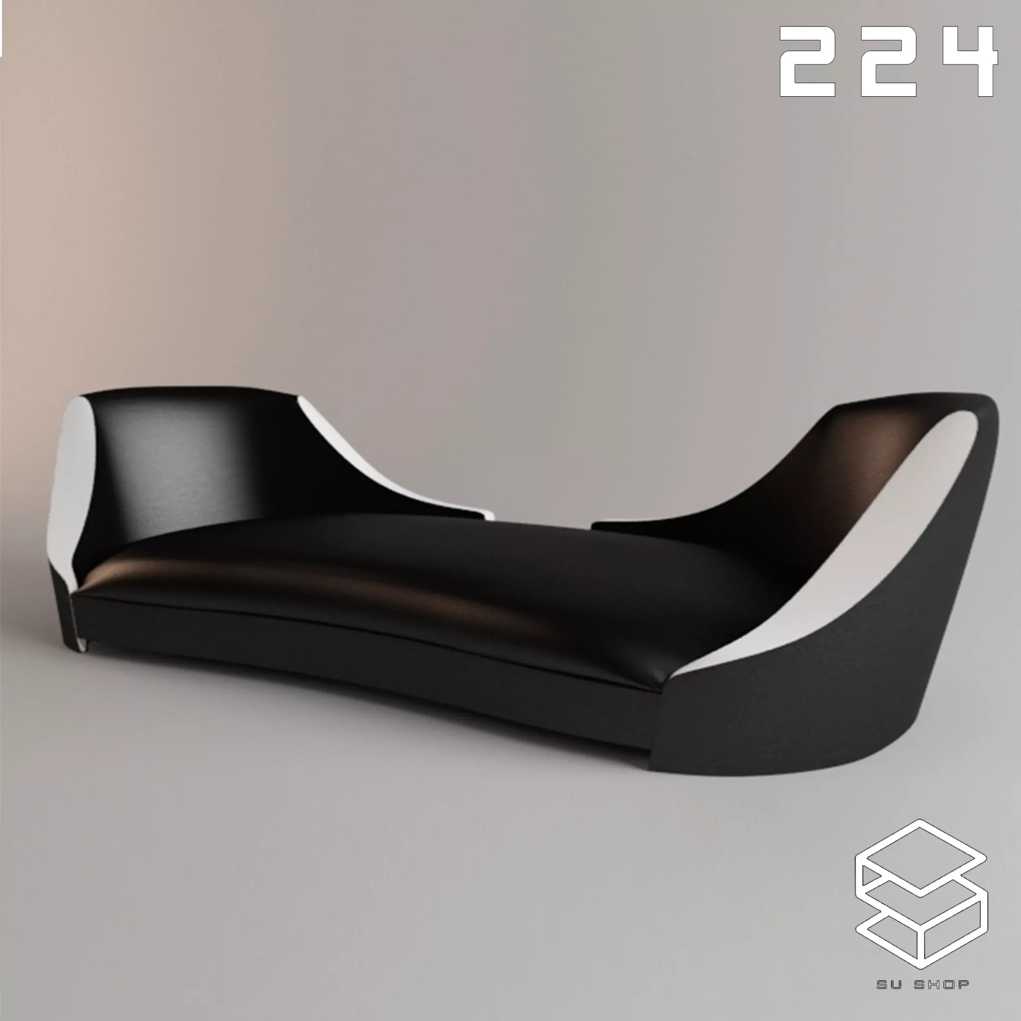 MODERN SOFA - SKETCHUP 3D MODEL - VRAY OR ENSCAPE - ID13524