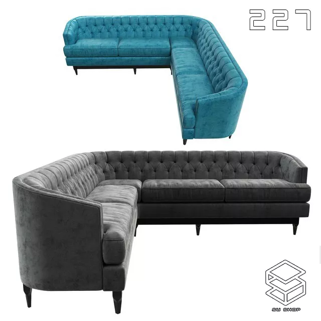 MODERN SOFA - SKETCHUP 3D MODEL - VRAY OR ENSCAPE - ID13527