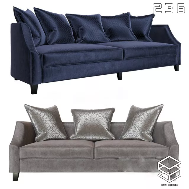 MODERN SOFA - SKETCHUP 3D MODEL - VRAY OR ENSCAPE - ID13537