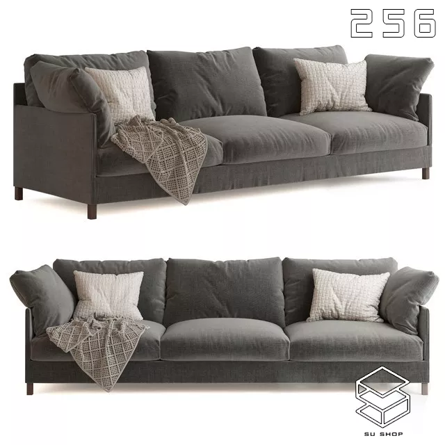 MODERN SOFA - SKETCHUP 3D MODEL - VRAY OR ENSCAPE - ID13559