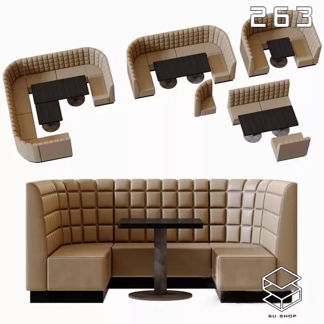 MODERN SOFA - SKETCHUP 3D MODEL - VRAY OR ENSCAPE - ID13567