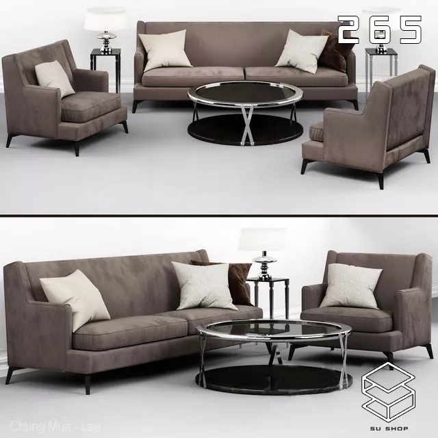MODERN SOFA - SKETCHUP 3D MODEL - VRAY OR ENSCAPE - ID13569