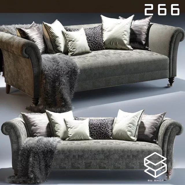 MODERN SOFA - SKETCHUP 3D MODEL - VRAY OR ENSCAPE - ID13570