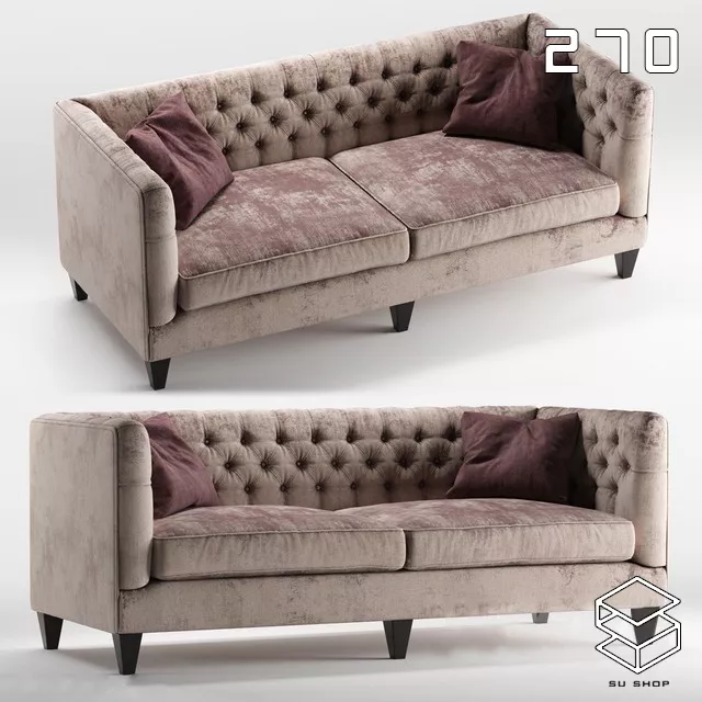 MODERN SOFA - SKETCHUP 3D MODEL - VRAY OR ENSCAPE - ID13575