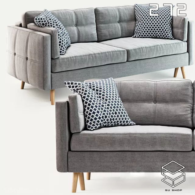 MODERN SOFA - SKETCHUP 3D MODEL - VRAY OR ENSCAPE - ID13577