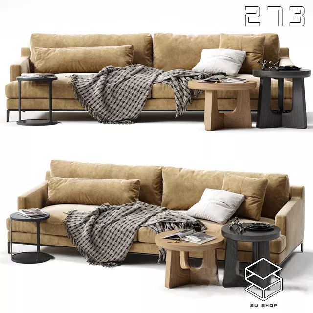 MODERN SOFA - SKETCHUP 3D MODEL - VRAY OR ENSCAPE - ID13578