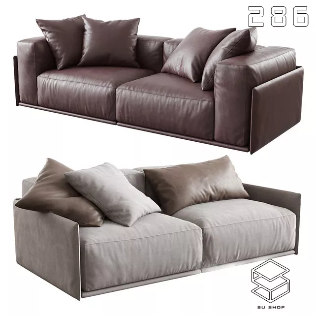 MODERN SOFA - SKETCHUP 3D MODEL - VRAY OR ENSCAPE - ID13592