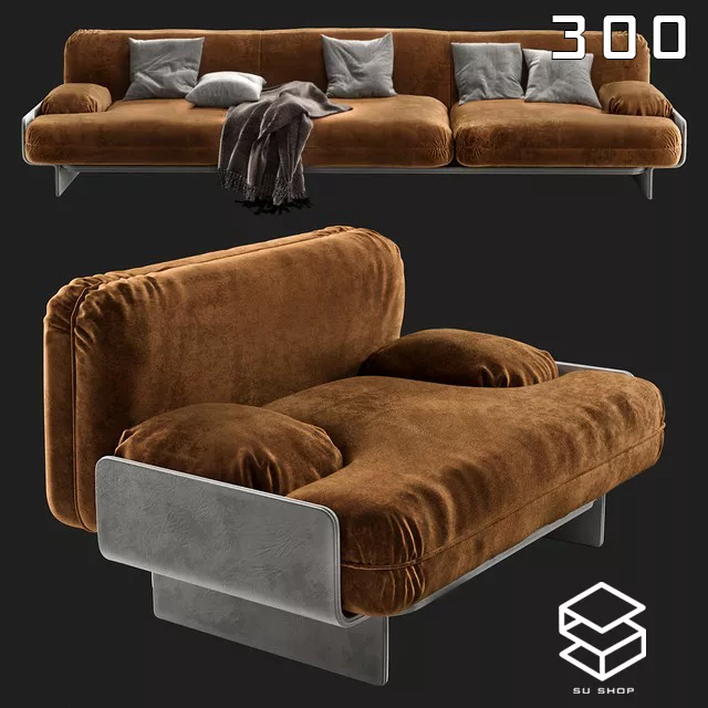 MODERN SOFA - SKETCHUP 3D MODEL - VRAY OR ENSCAPE - ID13609