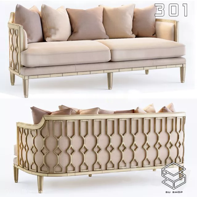 MODERN SOFA - SKETCHUP 3D MODEL - VRAY OR ENSCAPE - ID13610