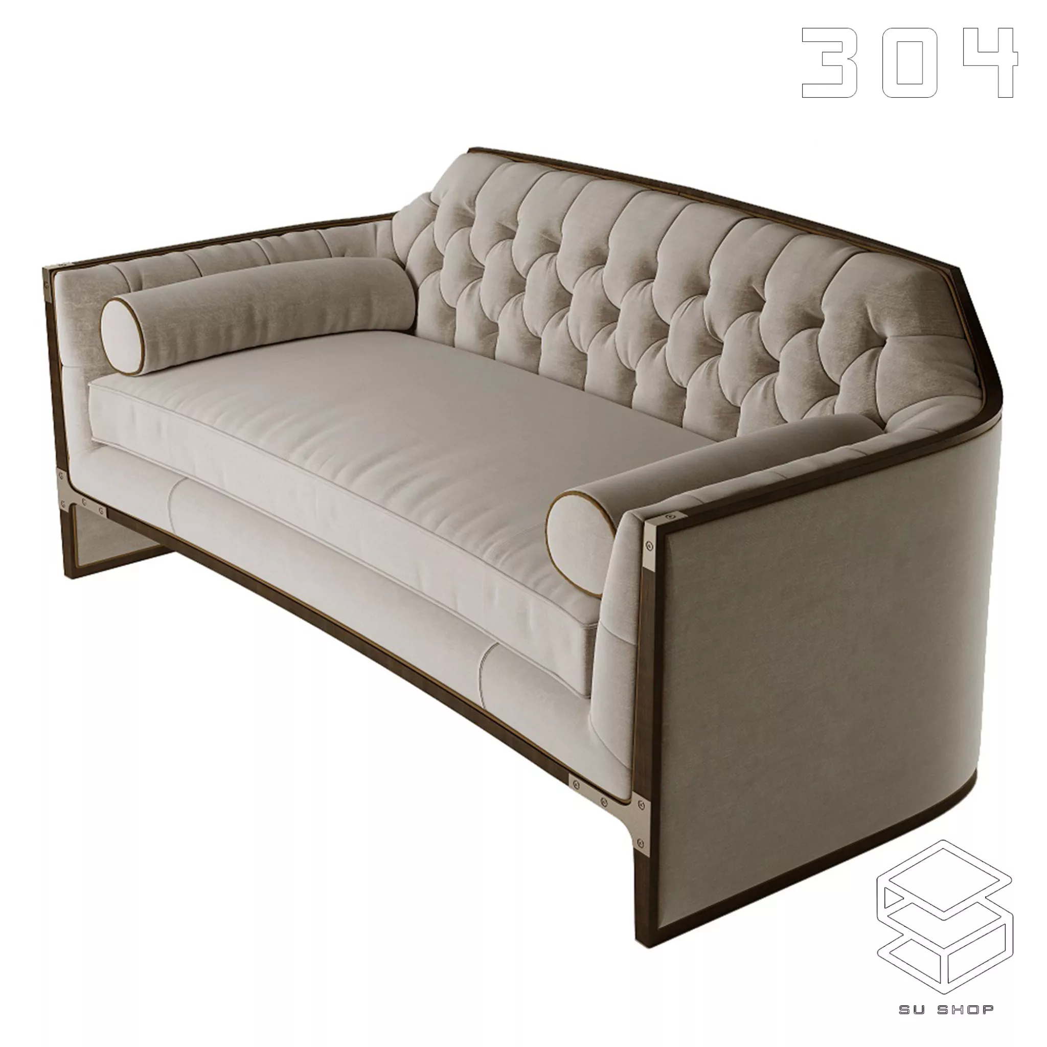 MODERN SOFA - SKETCHUP 3D MODEL - VRAY OR ENSCAPE - ID13613