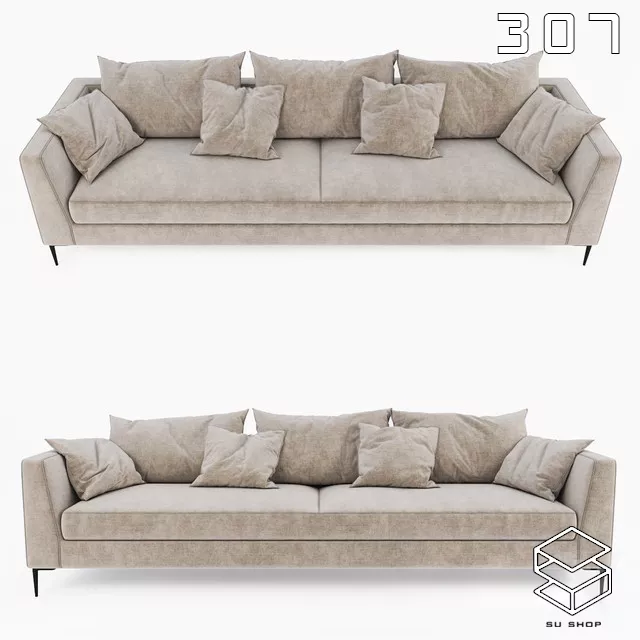 MODERN SOFA - SKETCHUP 3D MODEL - VRAY OR ENSCAPE - ID13616