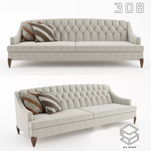 MODERN SOFA - SKETCHUP 3D MODEL - VRAY OR ENSCAPE - ID13617