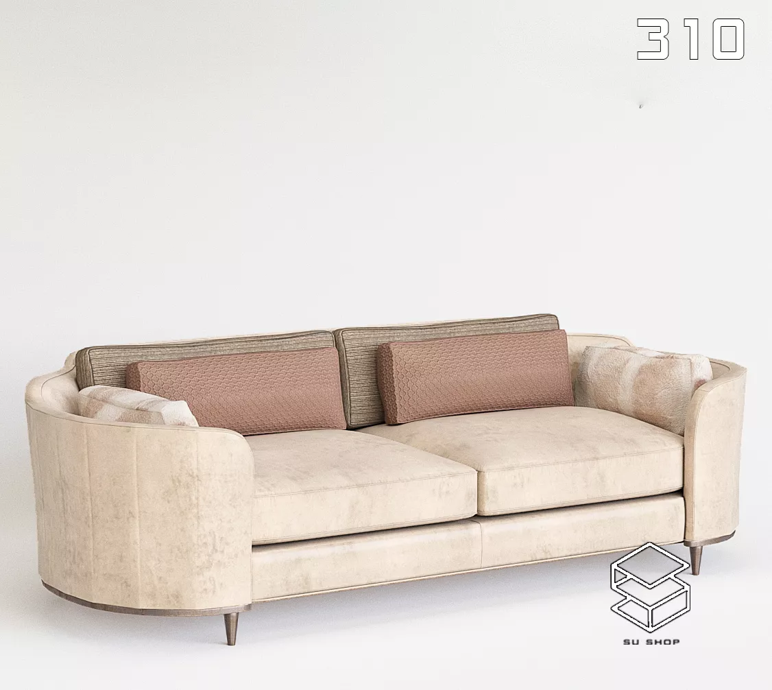 MODERN SOFA - SKETCHUP 3D MODEL - VRAY OR ENSCAPE - ID13620