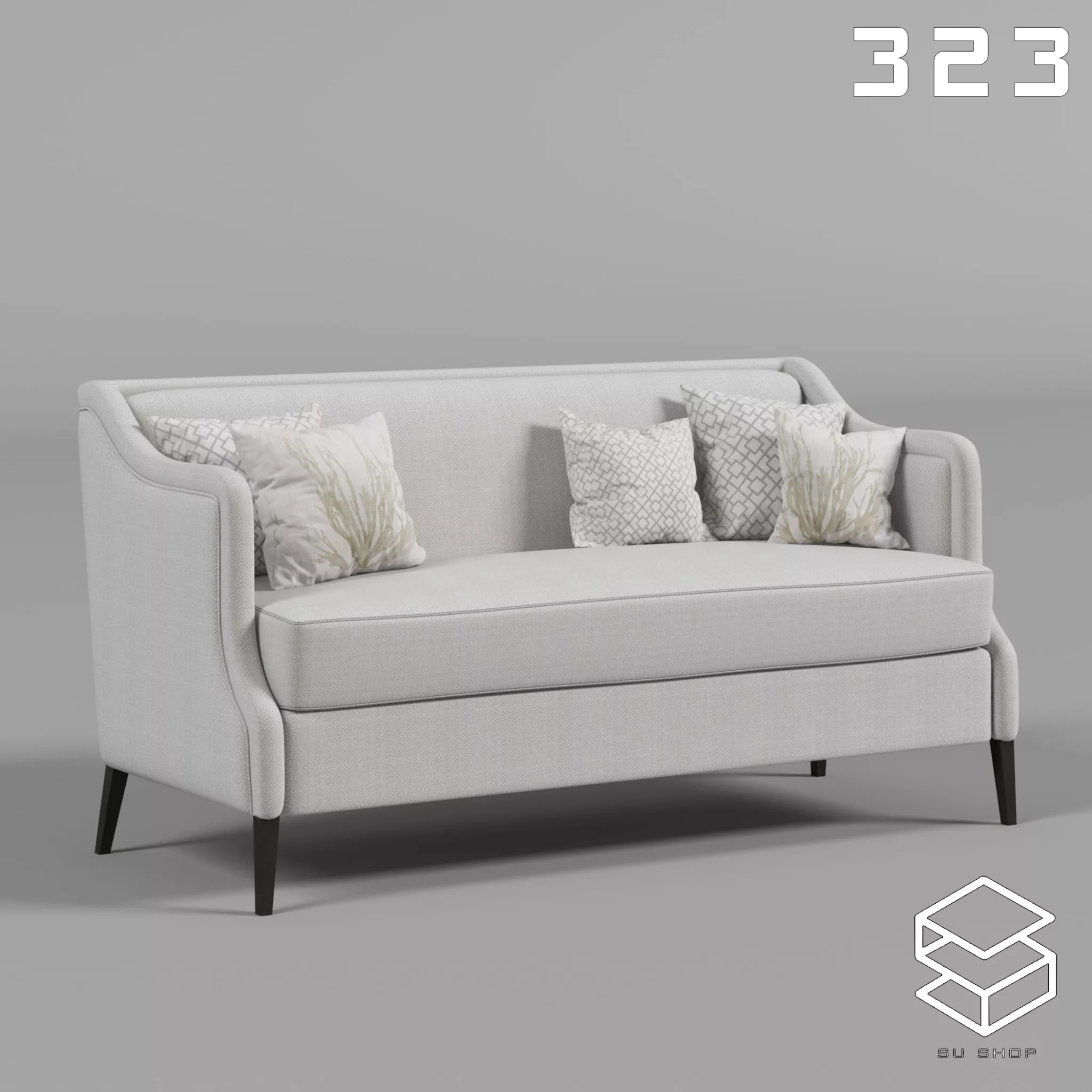 MODERN SOFA - SKETCHUP 3D MODEL - VRAY OR ENSCAPE - ID13634