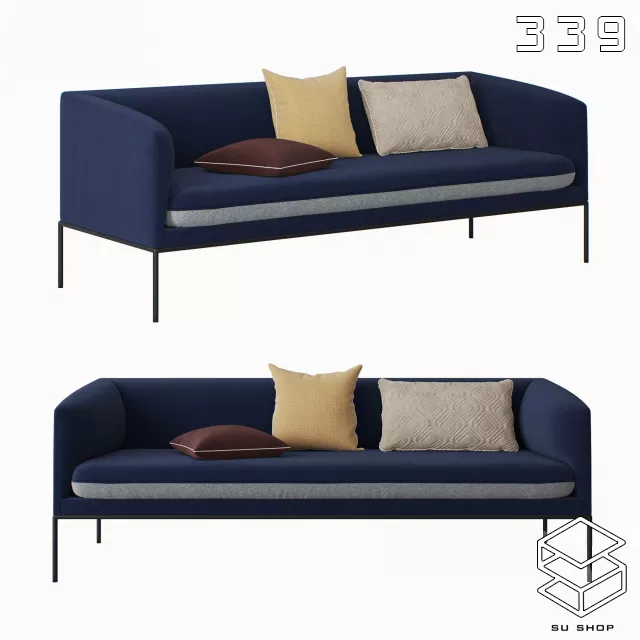 MODERN SOFA - SKETCHUP 3D MODEL - VRAY OR ENSCAPE - ID13651