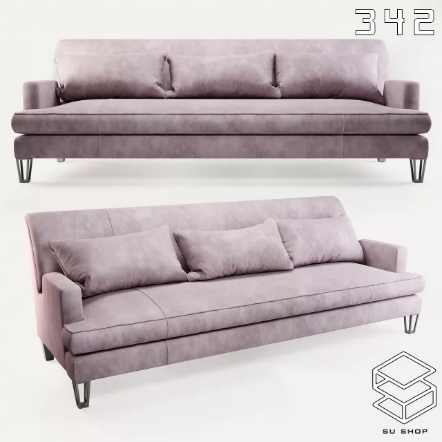 MODERN SOFA - SKETCHUP 3D MODEL - VRAY OR ENSCAPE - ID13655