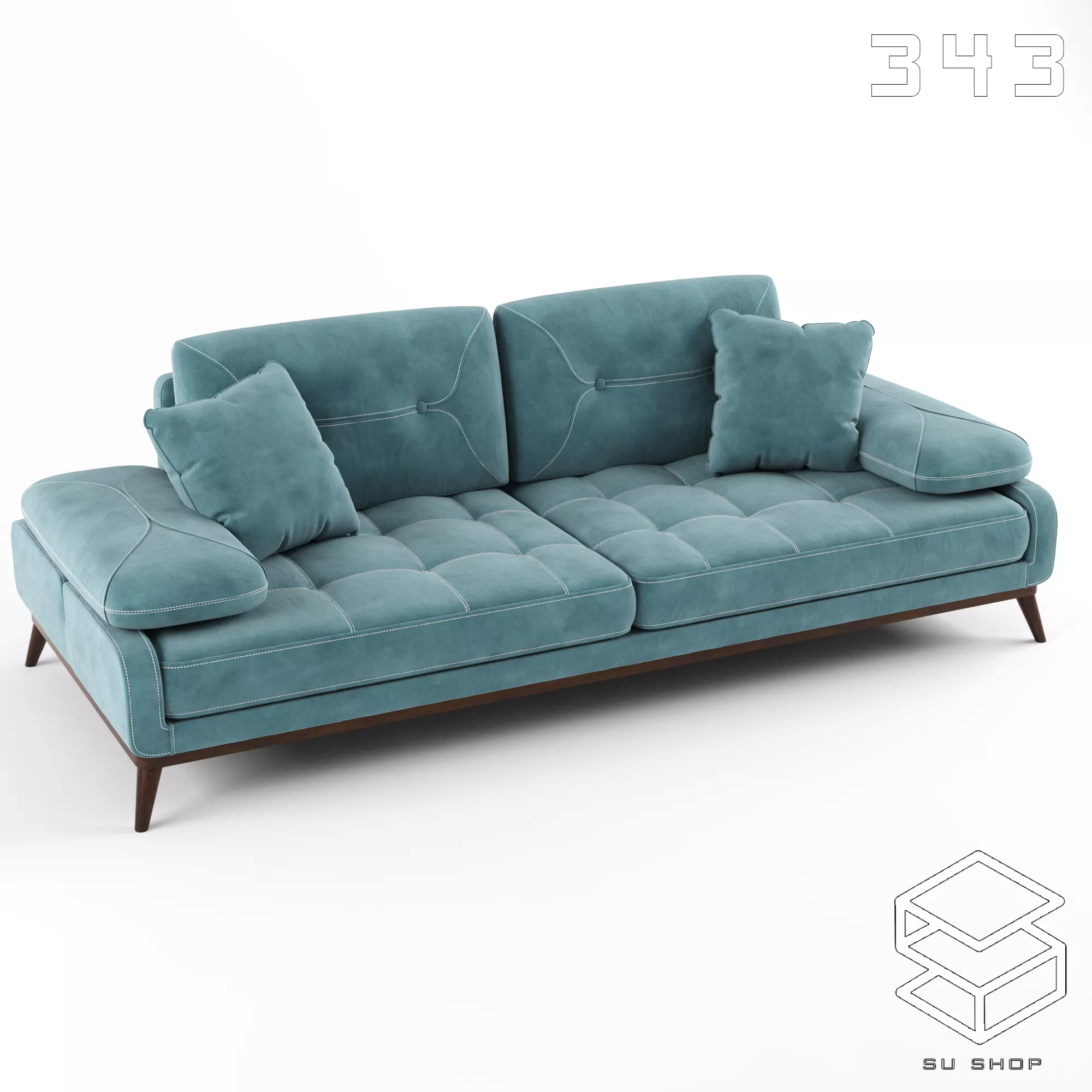 MODERN SOFA - SKETCHUP 3D MODEL - VRAY OR ENSCAPE - ID13656