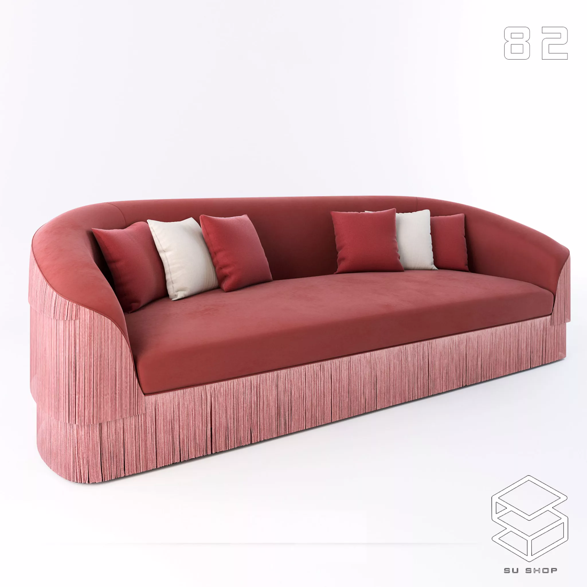 MODERN SOFA - SKETCHUP 3D MODEL - VRAY OR ENSCAPE - ID13710