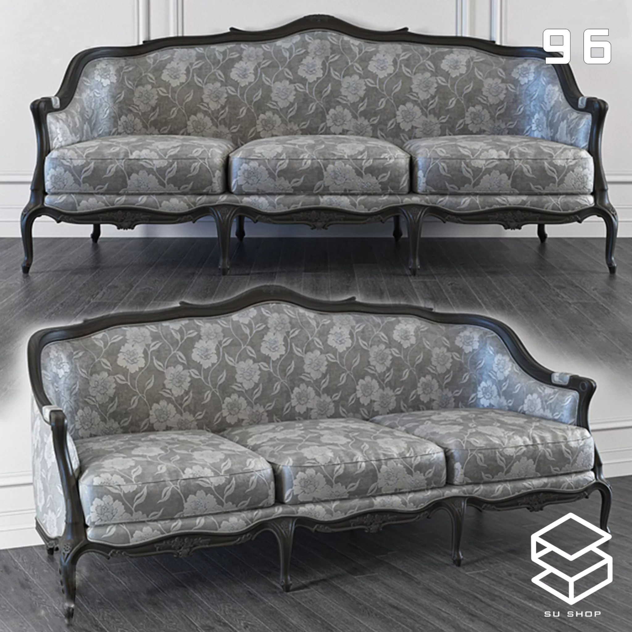 MODERN SOFA - SKETCHUP 3D MODEL - VRAY OR ENSCAPE - ID13725