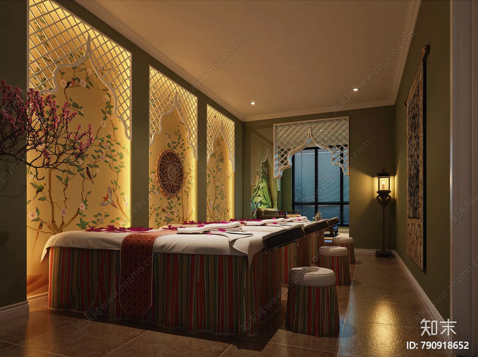 MODERN SPA AND BEAUTY - SKETCHUP 3D SCENE - VRAY OR ENSCAPE - ID13893