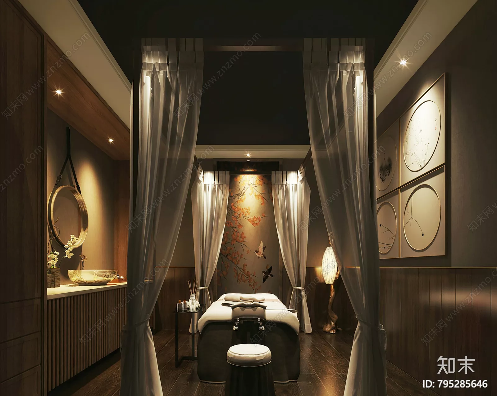 MODERN SPA AND BEAUTY - SKETCHUP 3D SCENE - VRAY OR ENSCAPE - ID13898