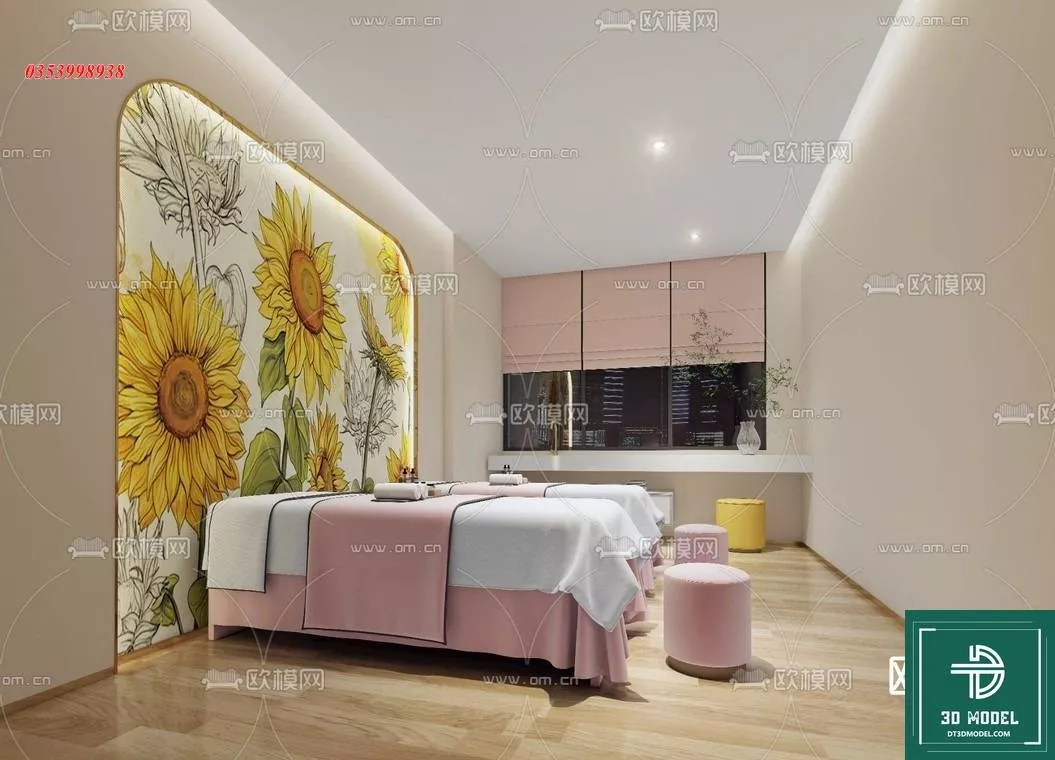 MODERN SPA AND BEAUTY - SKETCHUP 3D SCENE - VRAY OR ENSCAPE - ID13957