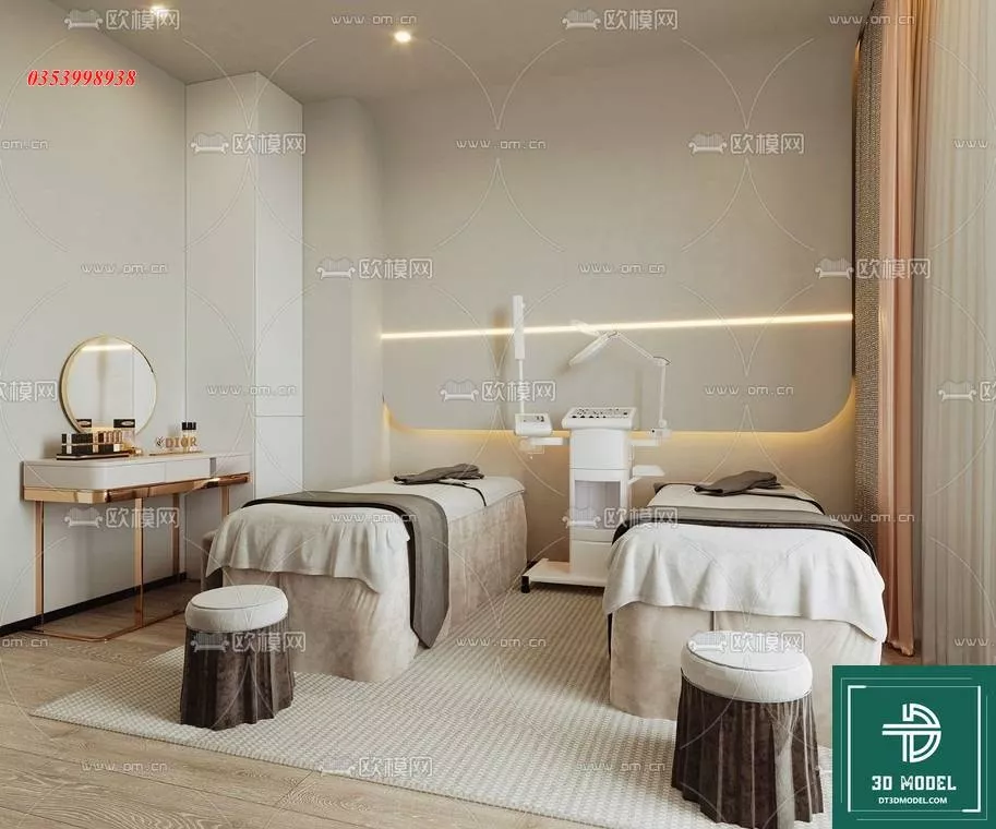 MODERN SPA AND BEAUTY - SKETCHUP 3D SCENE - VRAY OR ENSCAPE - ID13972