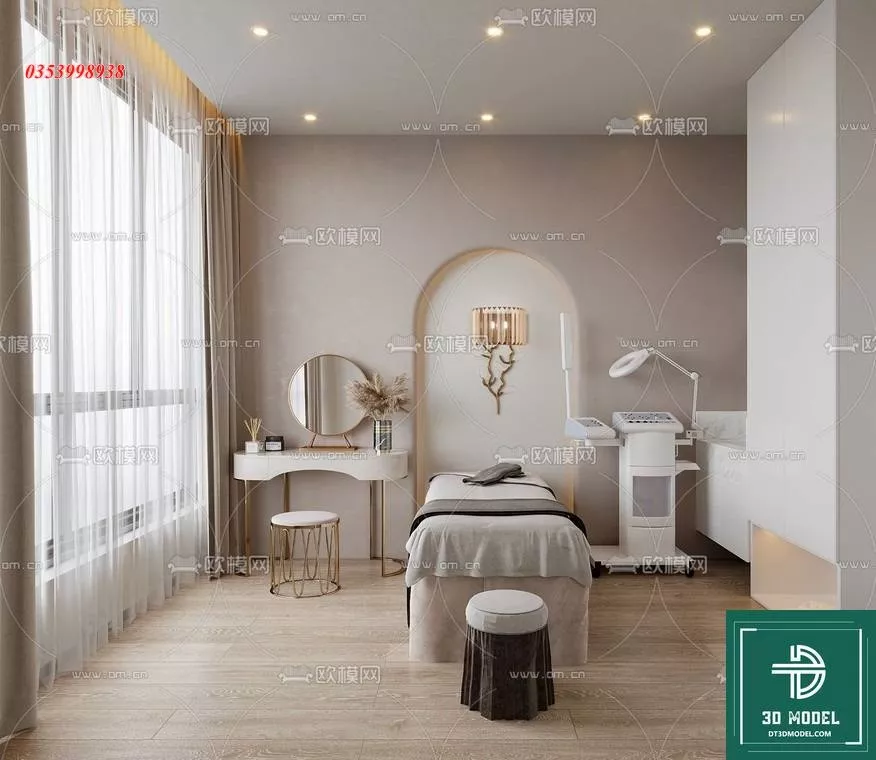 MODERN SPA AND BEAUTY - SKETCHUP 3D SCENE - VRAY OR ENSCAPE - ID13980