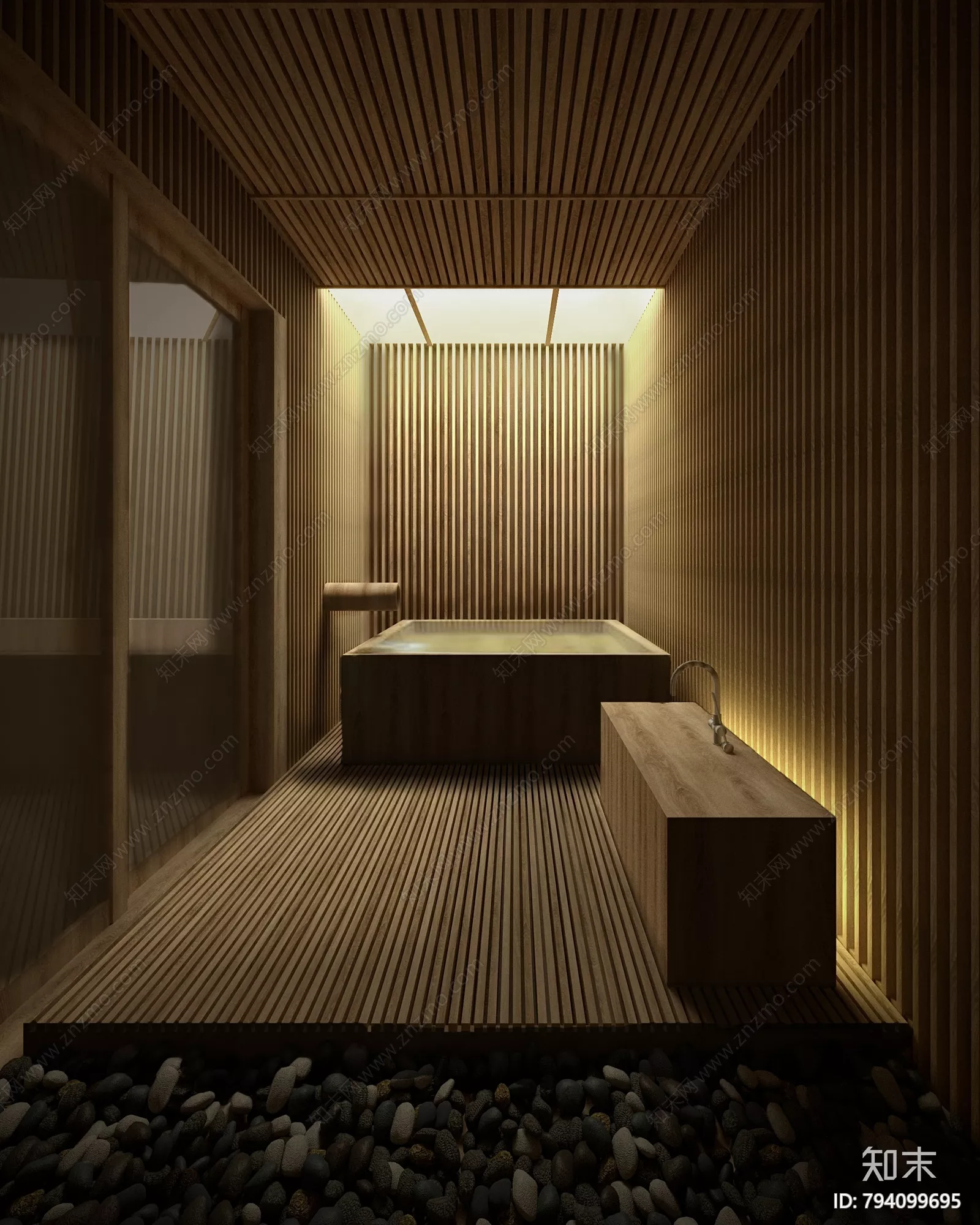 MODERN SPA AND BEAUTY - SKETCHUP 3D SCENE - VRAY OR ENSCAPE - ID14039