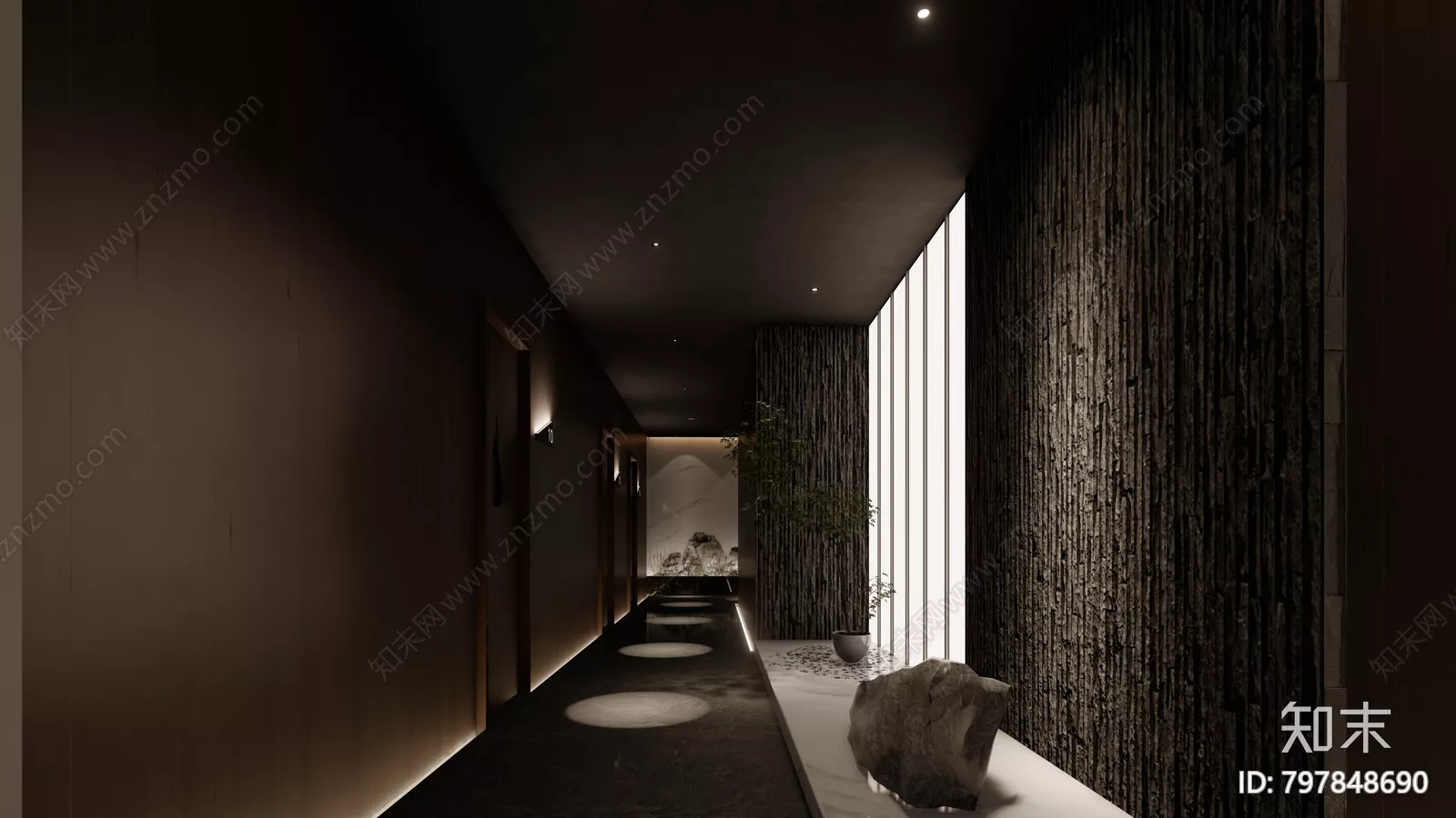MODERN SPA AND BEAUTY - SKETCHUP 3D SCENE - VRAY OR ENSCAPE - ID14045