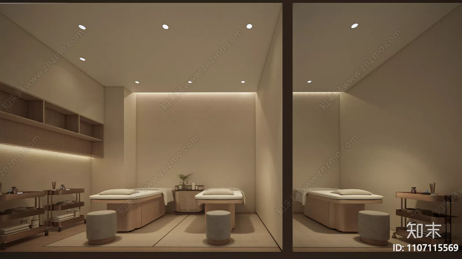 MODERN SPA AND BEAUTY - SKETCHUP 3D SCENE - VRAY OR ENSCAPE - ID14061