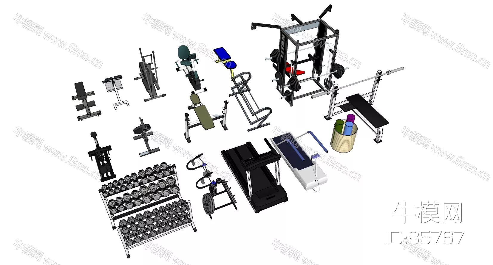 MODERN SPORTING GOODS - SKETCHUP 3D MODEL - ENSCAPE - 85767