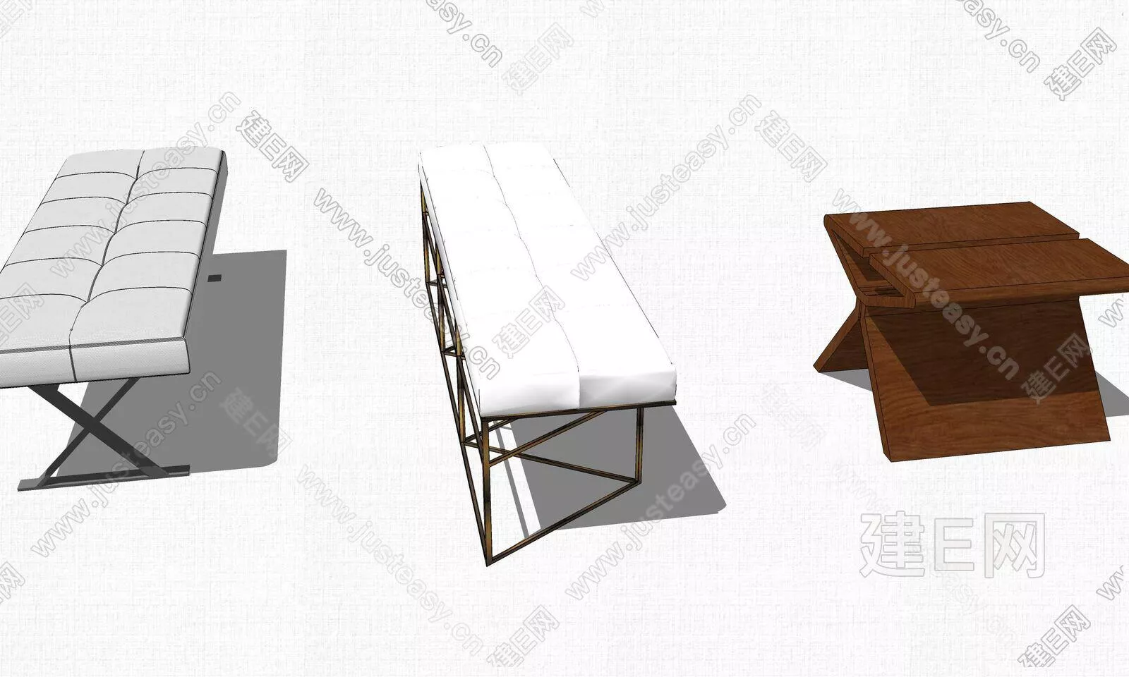 MODERN STOOL - SKETCHUP 3D MODEL - ENSCAPE - 101007404