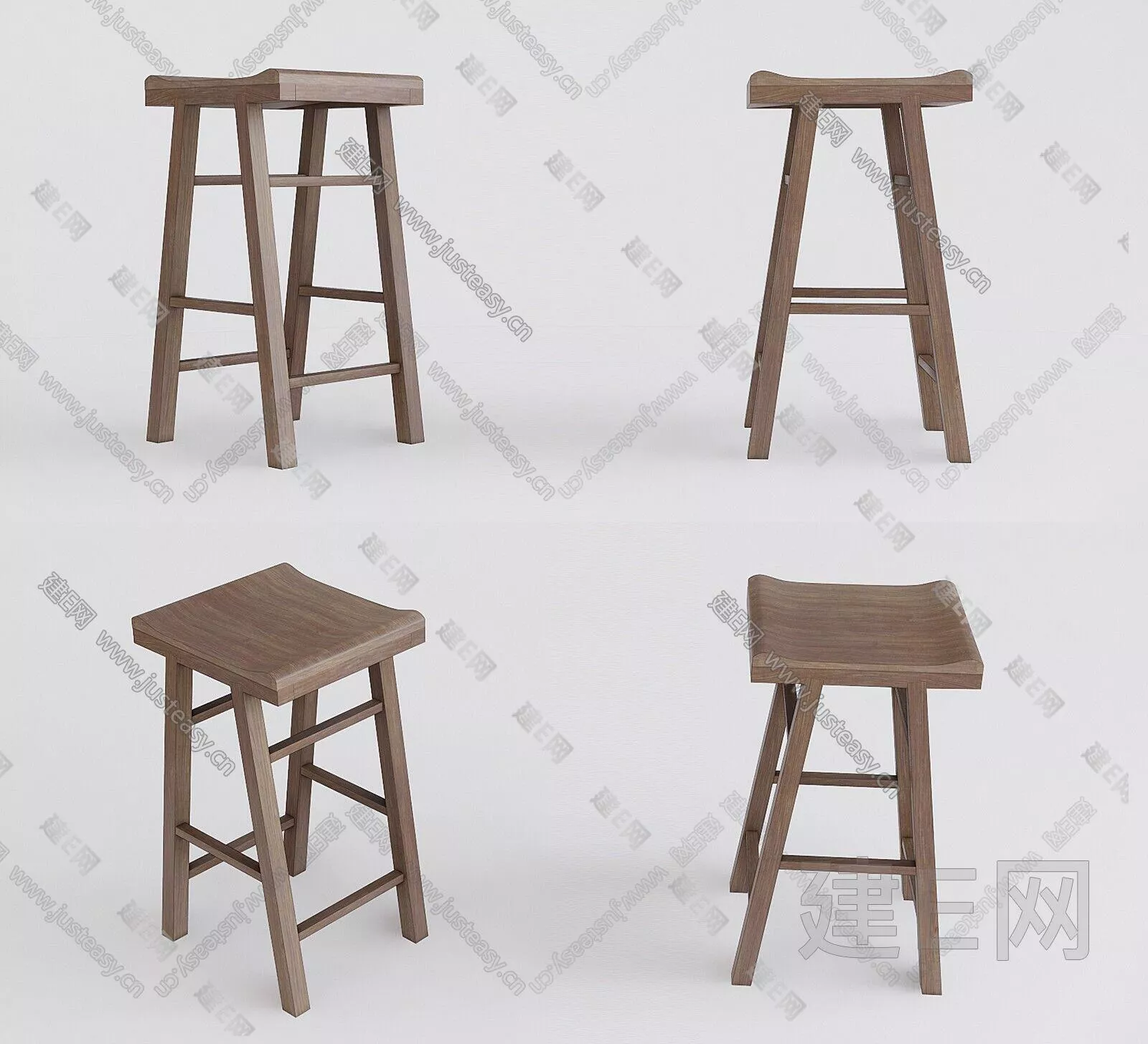 MODERN STOOL - SKETCHUP 3D MODEL - ENSCAPE - 102712753