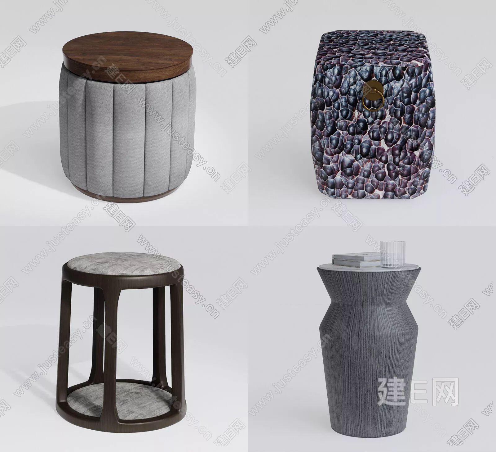 MODERN STOOL - SKETCHUP 3D MODEL - ENSCAPE - 104351005