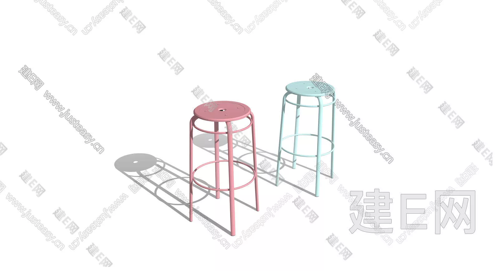 MODERN STOOL - SKETCHUP 3D MODEL - ENSCAPE - 112148840