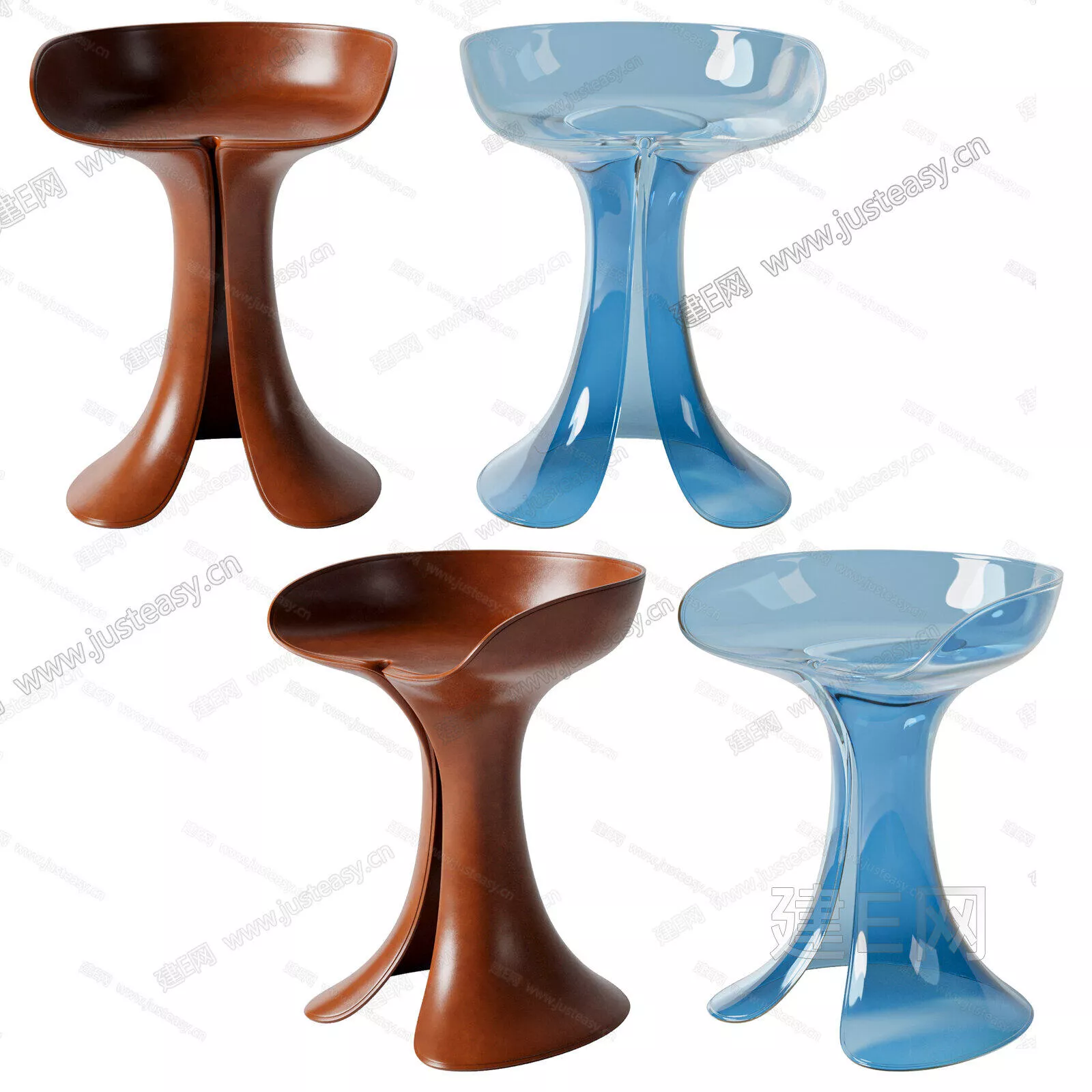 MODERN STOOL - SKETCHUP 3D MODEL - ENSCAPE - 112150165