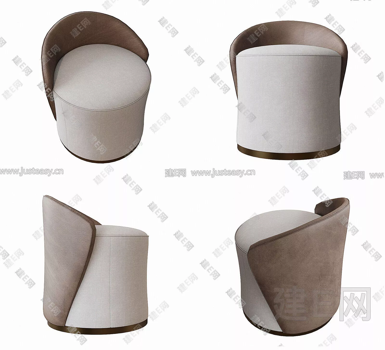 MODERN STOOL - SKETCHUP 3D MODEL - ENSCAPE - 116344201