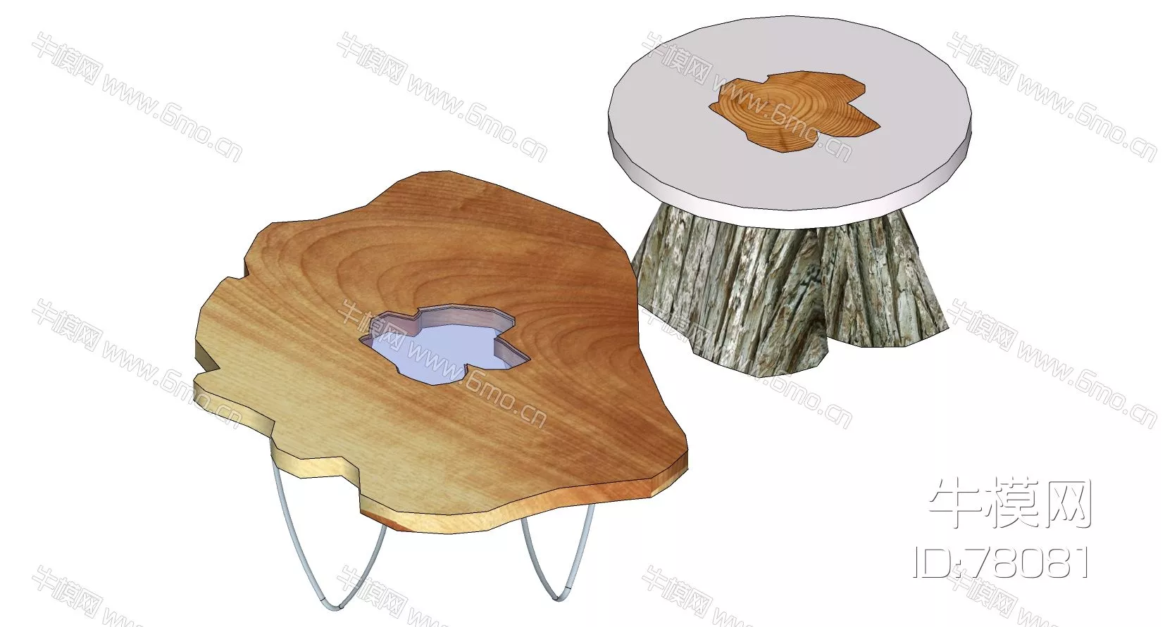 MODERN STOOL - SKETCHUP 3D MODEL - ENSCAPE - 78081