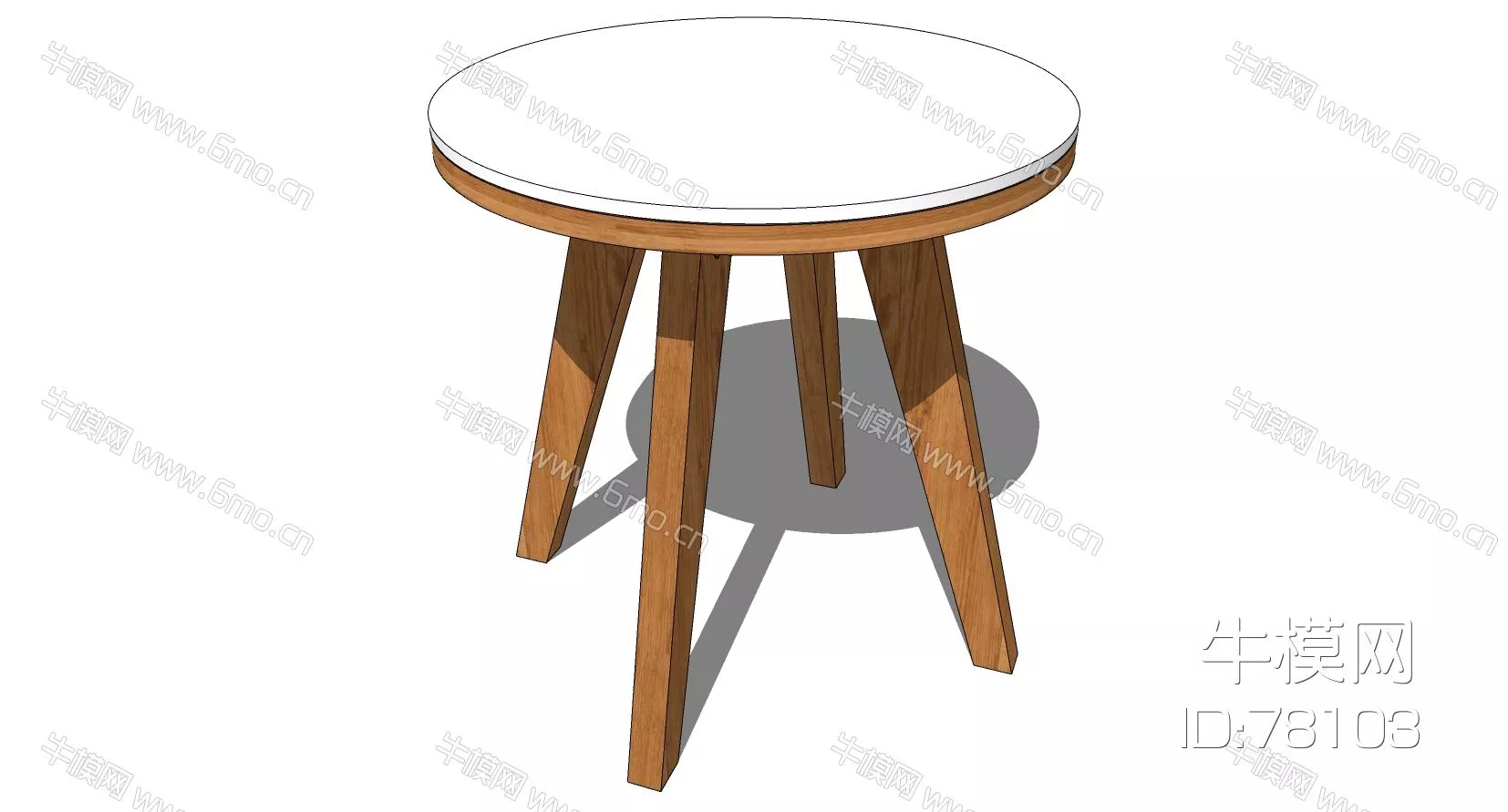 MODERN STOOL - SKETCHUP 3D MODEL - ENSCAPE - 78103