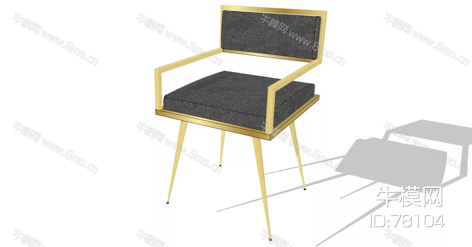 MODERN STOOL - SKETCHUP 3D MODEL - ENSCAPE - 78104