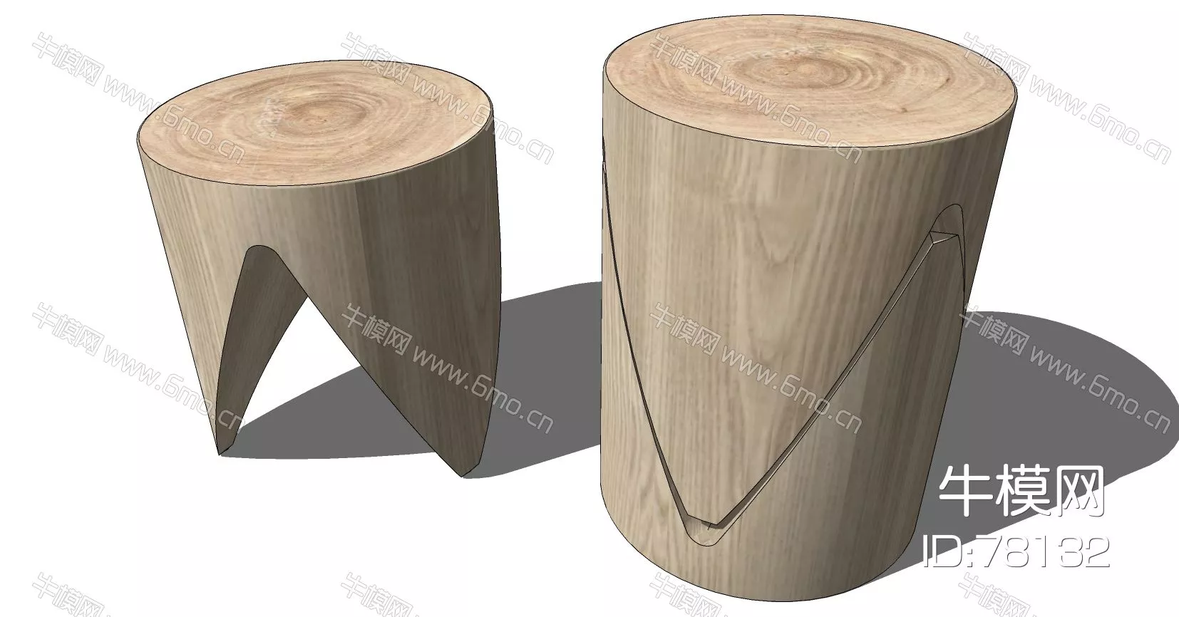 MODERN STOOL - SKETCHUP 3D MODEL - ENSCAPE - 78132