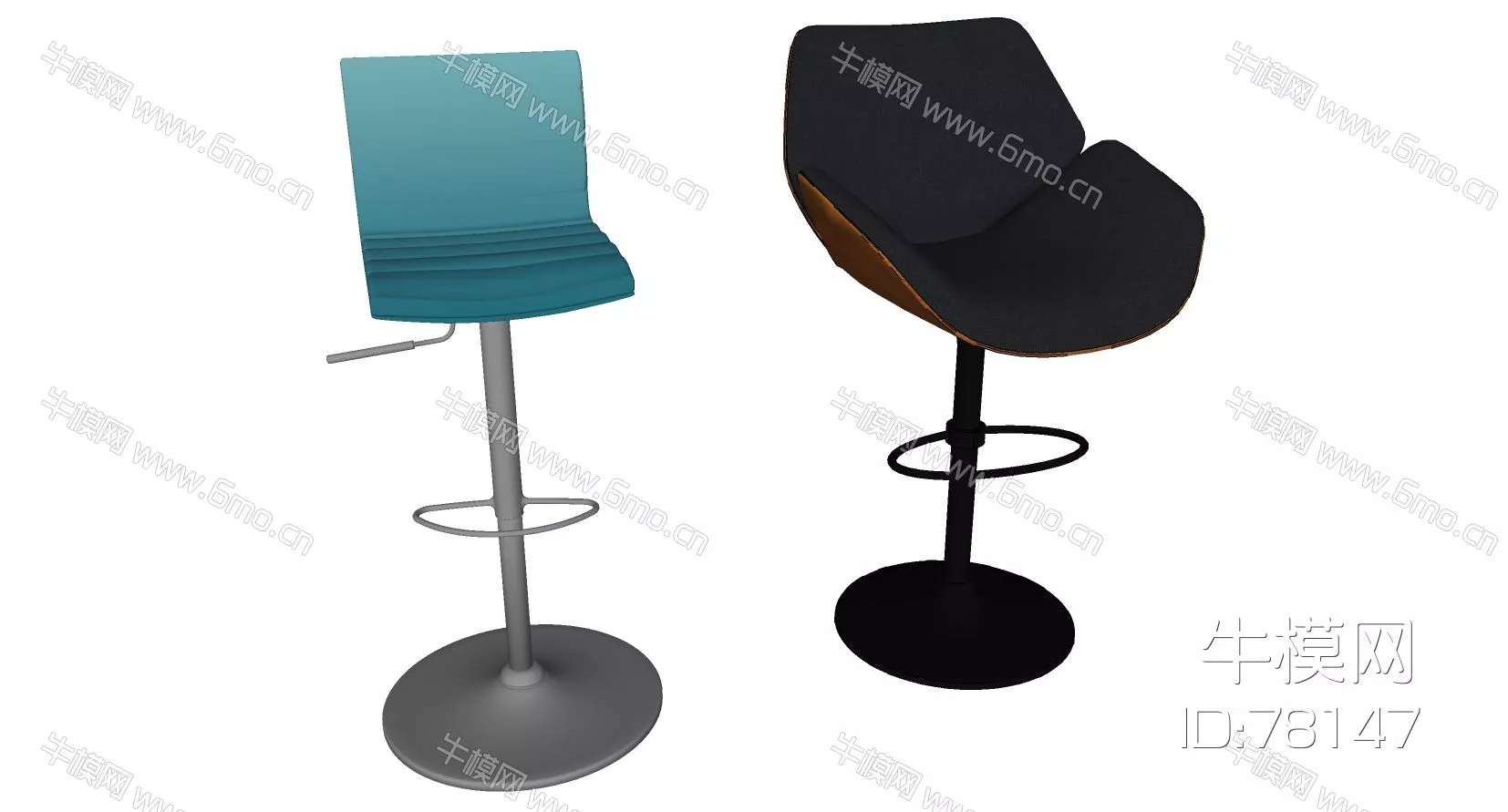 MODERN STOOL - SKETCHUP 3D MODEL - ENSCAPE - 78147