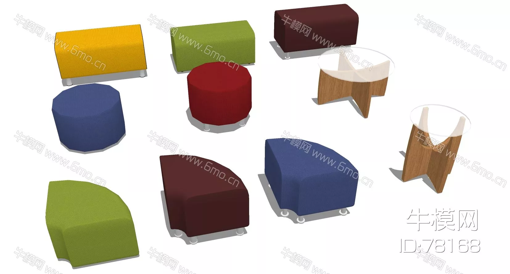 MODERN STOOL - SKETCHUP 3D MODEL - ENSCAPE - 78168