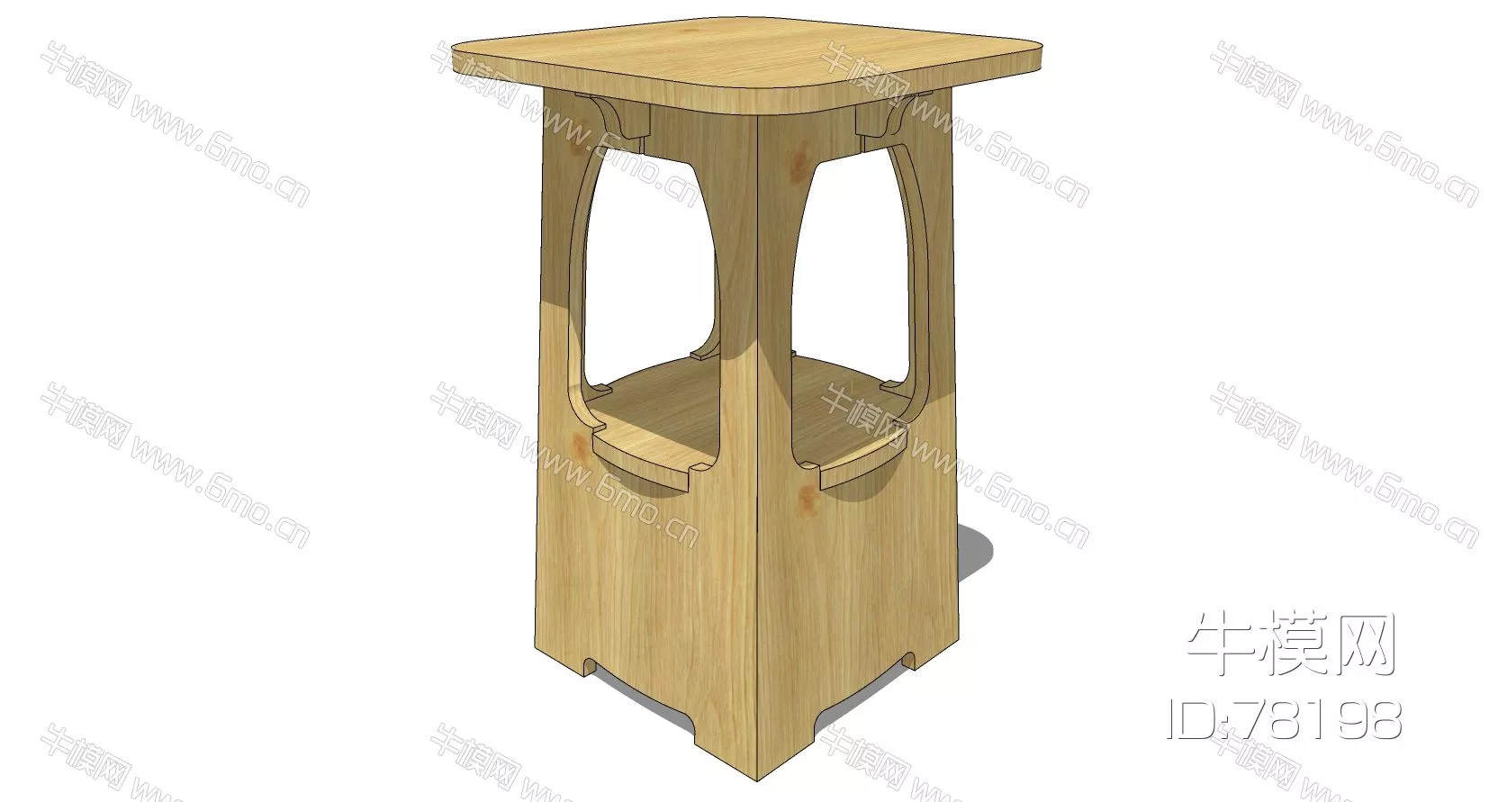 MODERN STOOL - SKETCHUP 3D MODEL - ENSCAPE - 78198