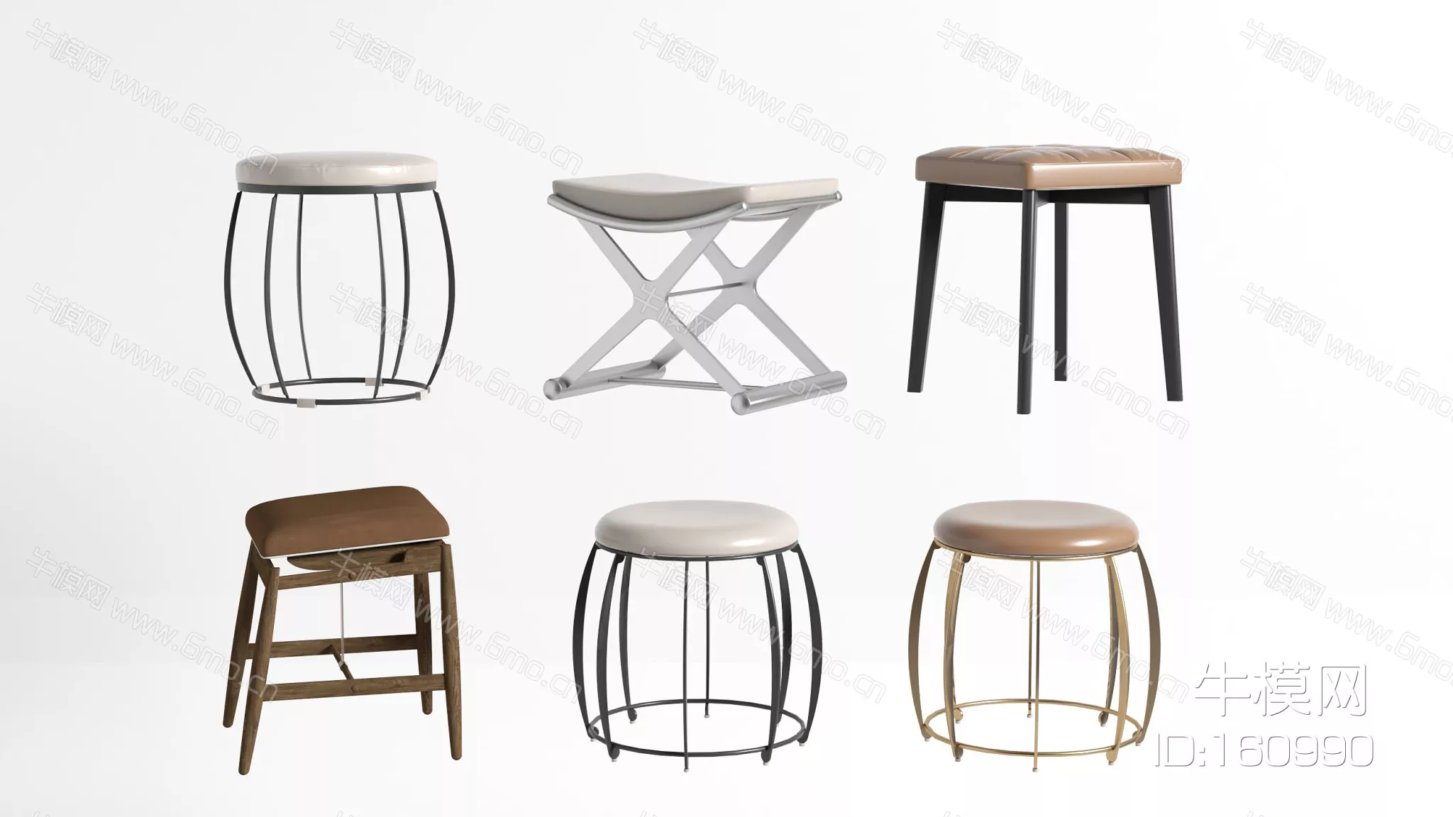 MODERN STOOL - SKETCHUP 3D MODEL - VRAY - 160990