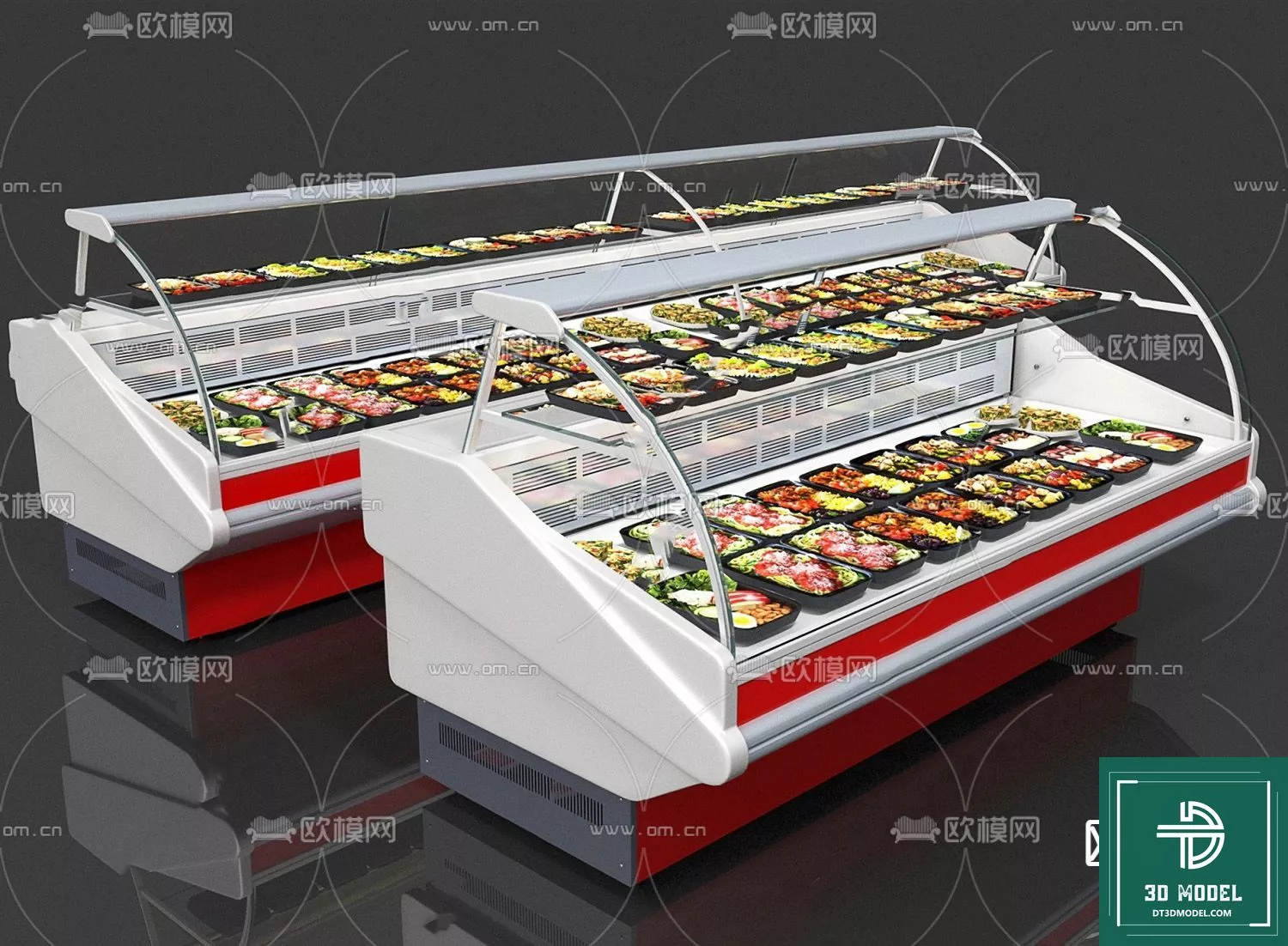 MODERN SUPERMARKET - SKETCHUP 3D SCENE - VRAY OR ENSCAPE - ID14411