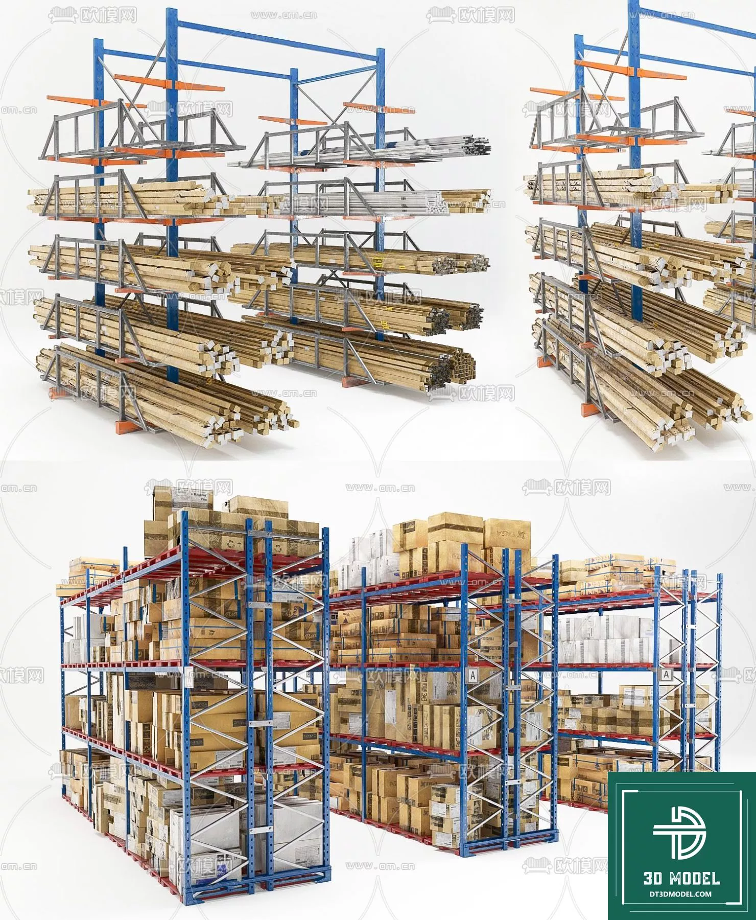 MODERN SUPERMARKET - SKETCHUP 3D SCENE - VRAY OR ENSCAPE - ID14418